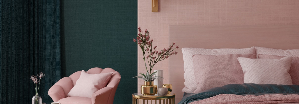2 couleurs dans une chambre